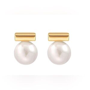 New! Vegan Lorelei Pearl Post Earrings (1001)